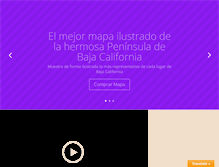 Tablet Screenshot of mapadebajacalifornia.com
